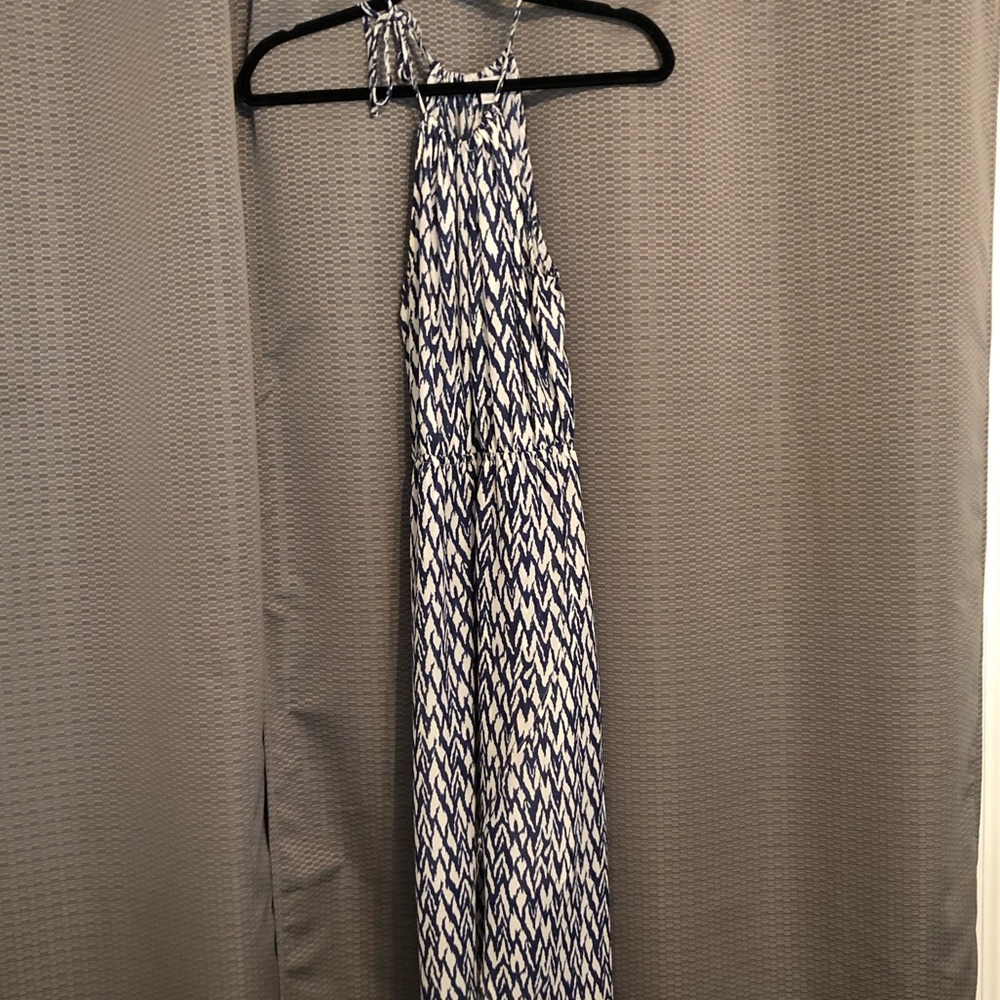 Blue and white Maxi dresses